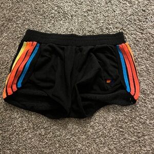 Aviator nation black dolphin shorts